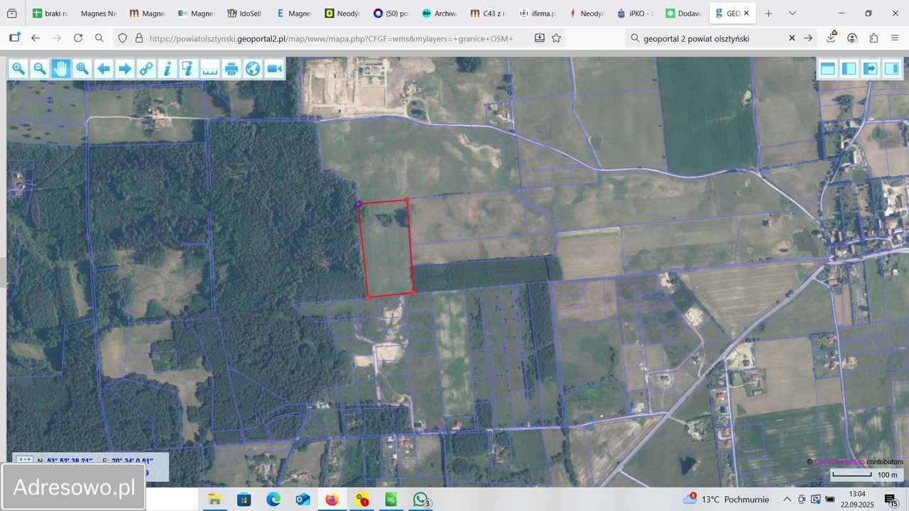 Działka rolna Gady. Zdjęcie 6