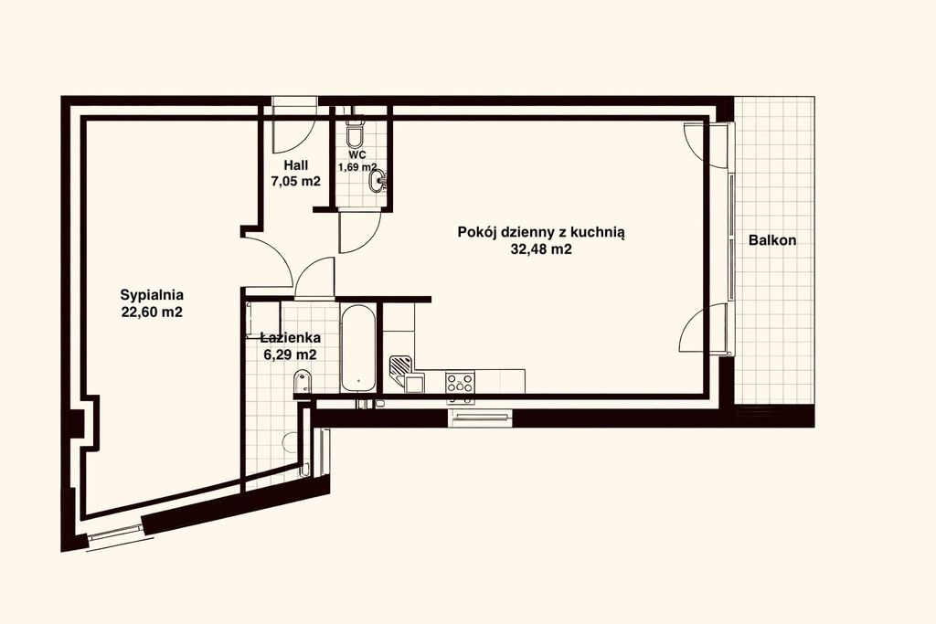 Mieszkanie 2-pokojowe Rzeszów, ul. Eugeniusza Kwiatkowskiego. Zdjęcie 10