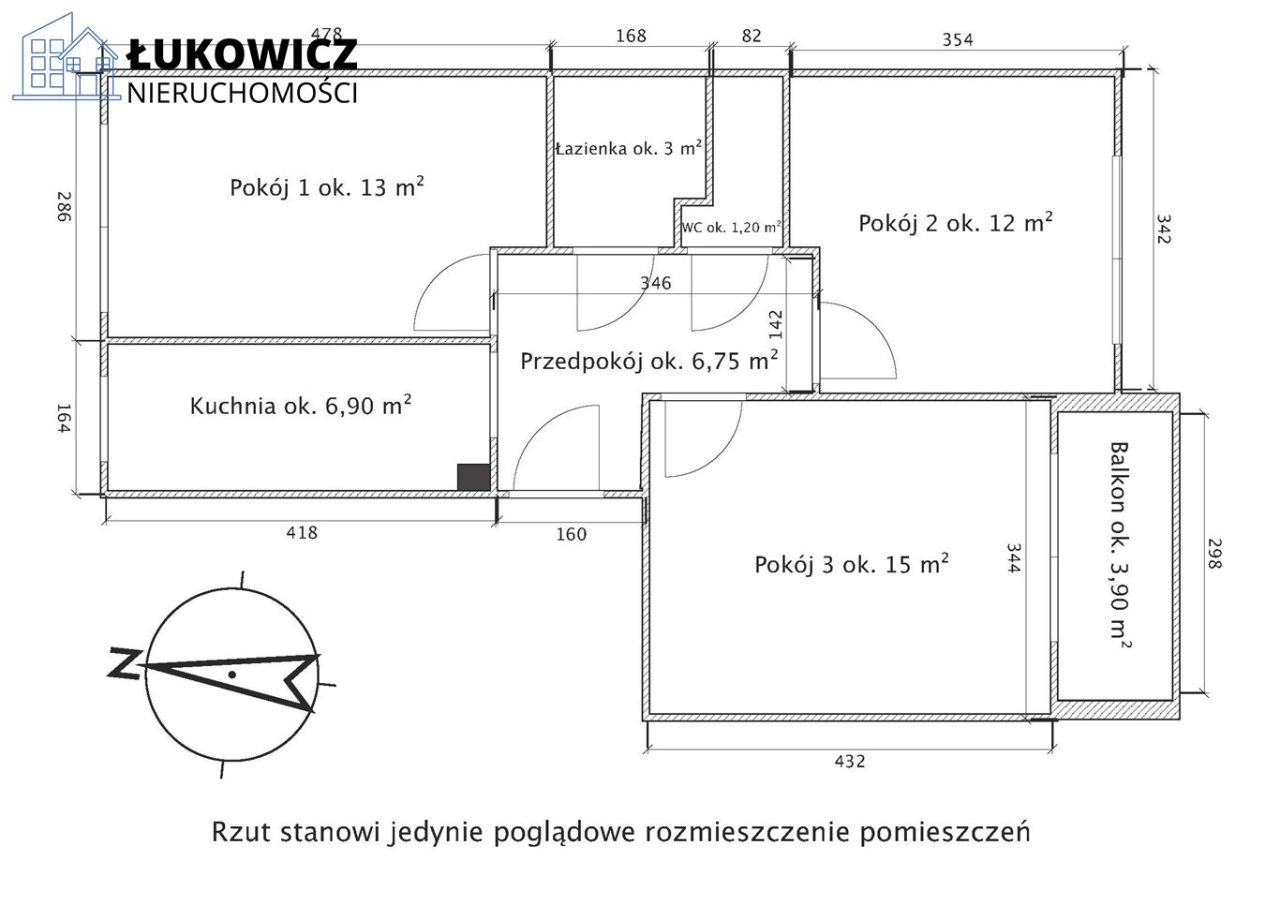 Mieszkanie 3-pokojowe Bielsko-Biała Złote Łany. Zdjęcie 21