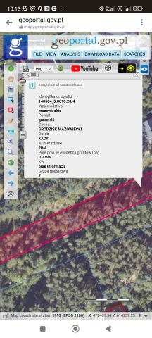 Działka leśna Kady, ul. Hetmańska. Zdjęcie 3