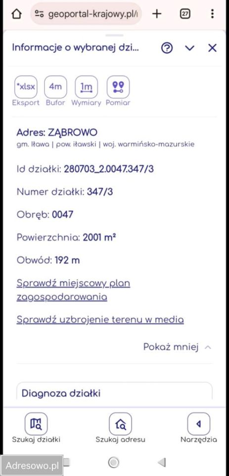 Działka budowlana Ząbrowo. Zdjęcie 6