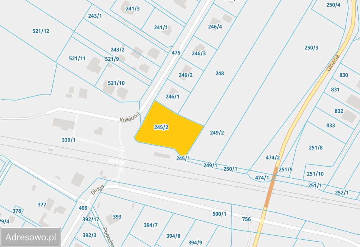 Działka budowlana Miłoszyce, ul. Kolejowa. Zdjęcie 2