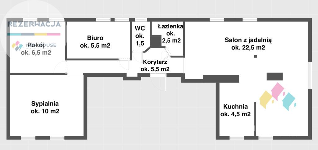 Mieszkanie 4-pokojowe Olsztyn, ul. Stanisława Moniuszki. Zdjęcie 16