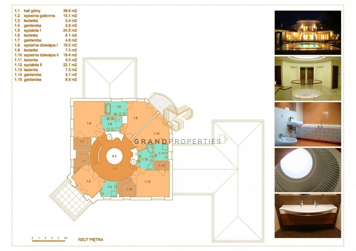 dom wolnostojący, 9 pokoi Konstancin-Jeziorna. Zdjęcie 14