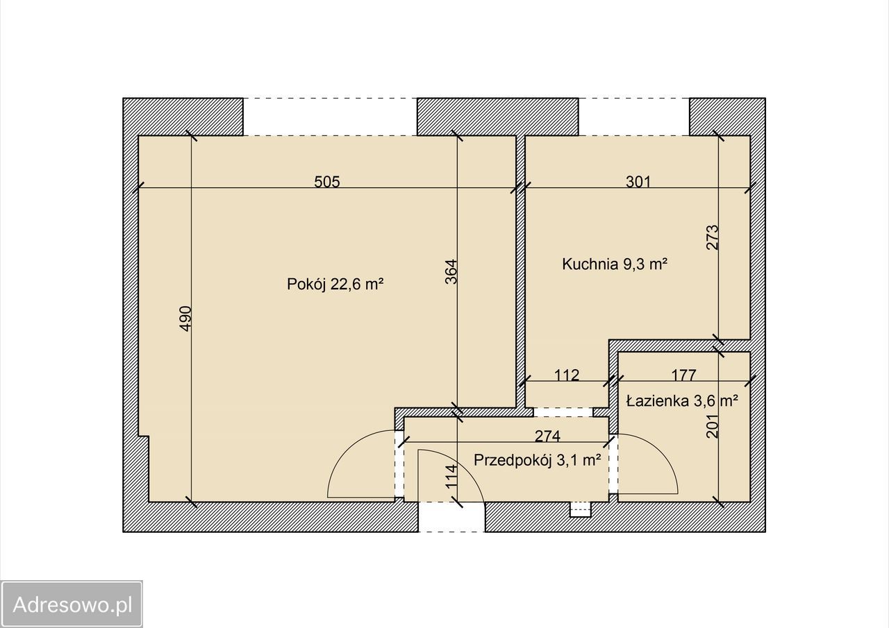 Mieszkanie 1-pokojowe Radziejów, ul. 1 Maja. Zdjęcie 4