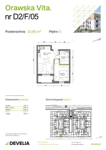 Mieszkanie 2-pokojowe Wrocław Ołtaszyn, ul. Orawska. Zdjęcie 8
