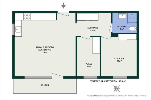 Mieszkanie 3-pokojowe Warszawa Targówek, ul. Bolesławicka. Zdjęcie 14