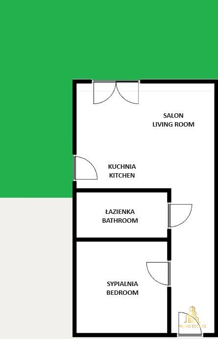 Mieszkanie 2-pokojowe Kraków Ruczaj, ul. Karola Bunscha. Zdjęcie 12