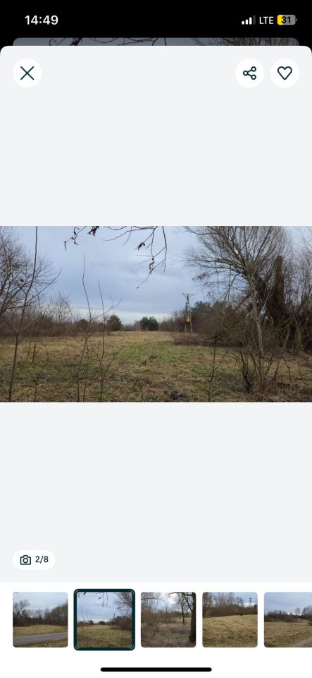 Działka rolno-budowlana Niemirów. Zdjęcie 7