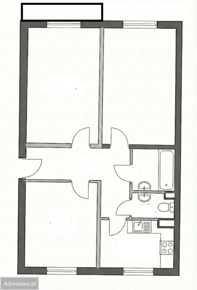 Mieszkanie 3-pokojowe Łódź Bałuty, ul. Urzędnicza. Zdjęcie 8