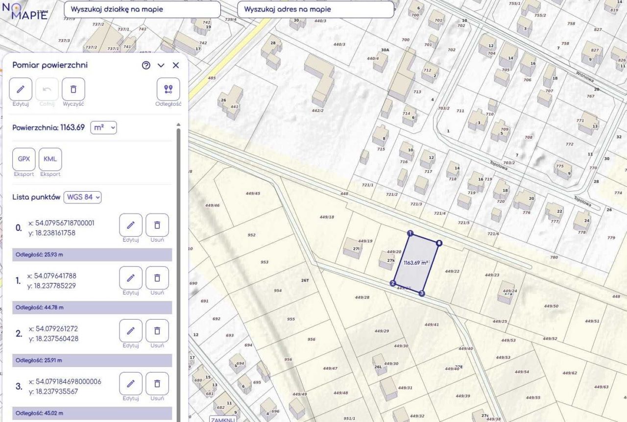 Działka budowlana Liniewo