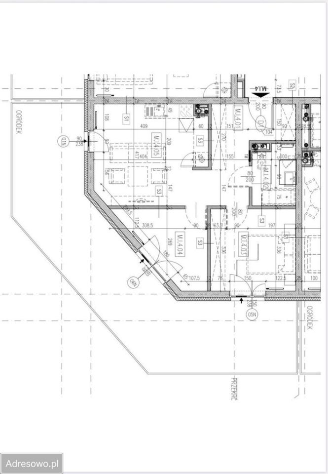 Mieszkanie 3-pokojowe Kraków Kliny, ul. bpa Albina Małysiaka. Zdjęcie 4