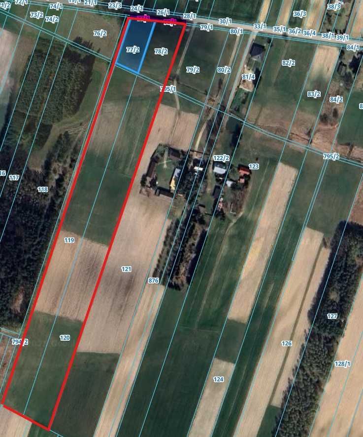 Działka inwestycyjna Bobrowniki. Zdjęcie 2