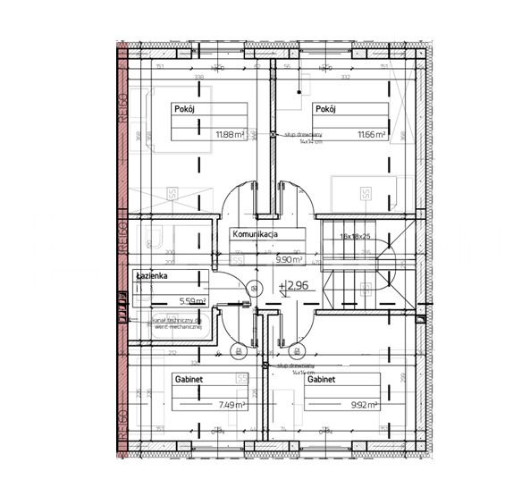 dom szeregowy, 5 pokoi Boguchwała, ul. Stanisława Wyspiańskiego. Zdjęcie 3