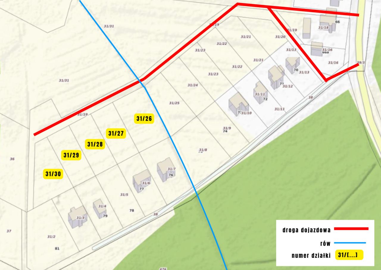 Działka budowlana Lucień. Zdjęcie 2