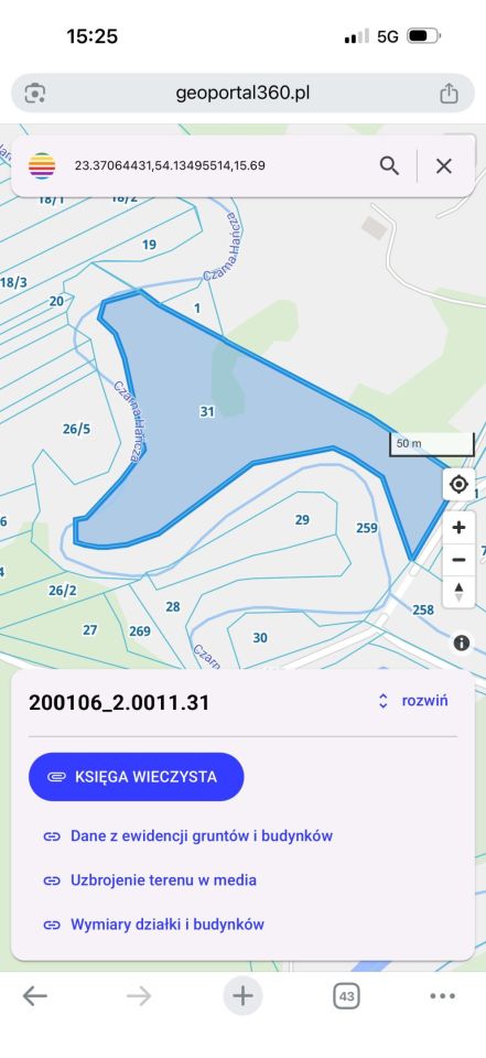 Działka rolna Rygol. Zdjęcie 4