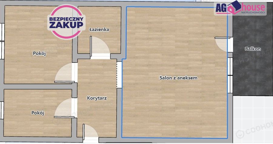 Mieszkanie 3-pokojowe Gdańsk Łostowice, ul. Zbigniewa Podleckiego. Zdjęcie 7