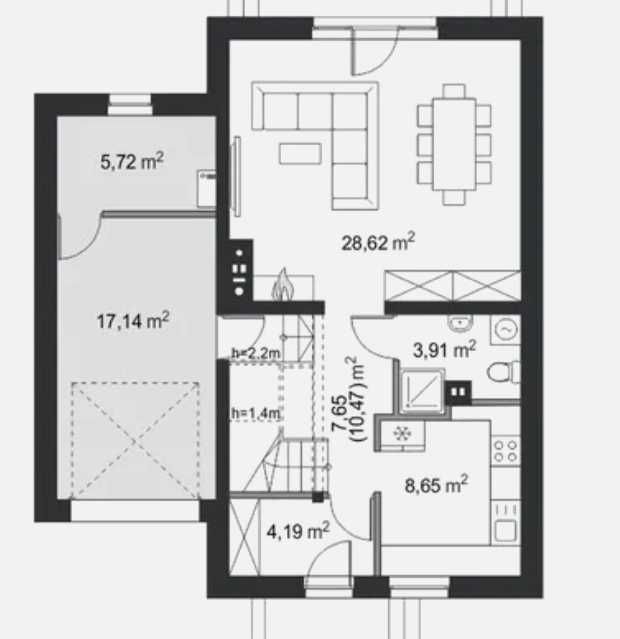 dom wolnostojący, 4 pokoje Jankowo Dolne, os. Leśna Dolina. Zdjęcie 6