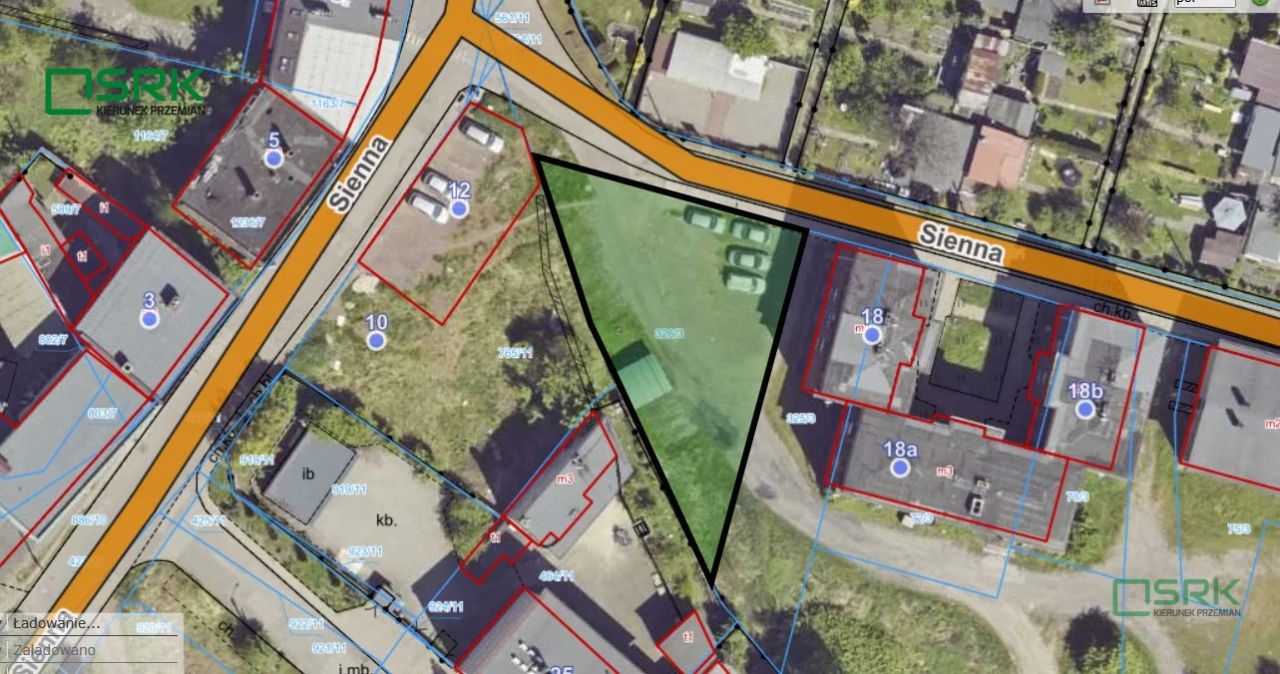 Działka budowlana Bytom, ul. Sienna