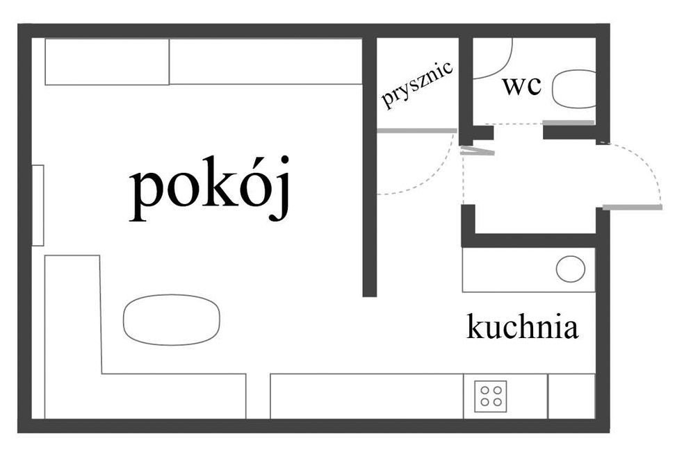 Mieszkanie 1-pokojowe Bytom, ul. Leopolda Staffa. Zdjęcie 8