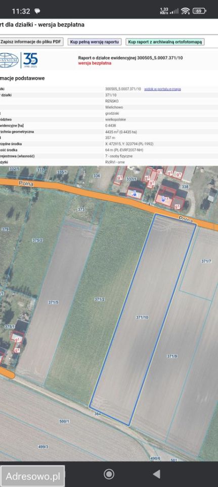 Działka rolno-budowlana Reńsko, ul. Polna. Zdjęcie 6