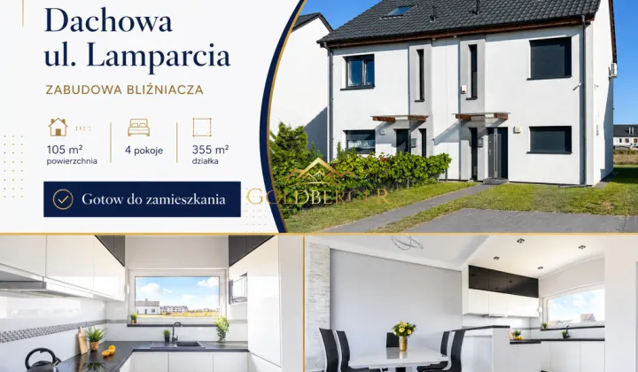 bliźniak, 4 pokoje Dachowa, ul. Lamparcia