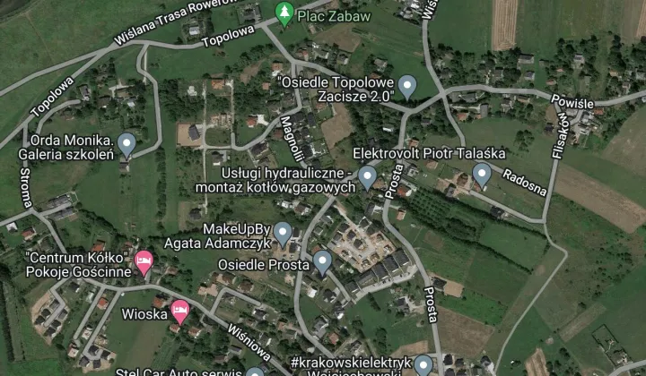 Działka budowlana Niepołomice, ul. Kasztanowa