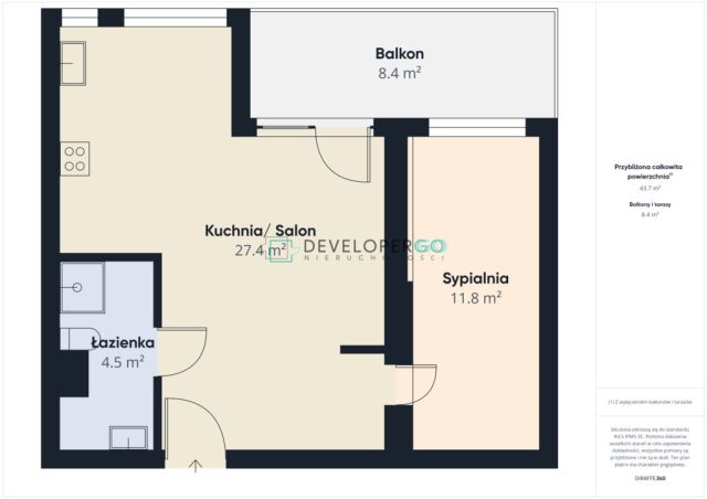 Mieszkanie 2-pokojowe Suwałki, ul. Aleksandry Piłsudskiej. Zdjęcie 14