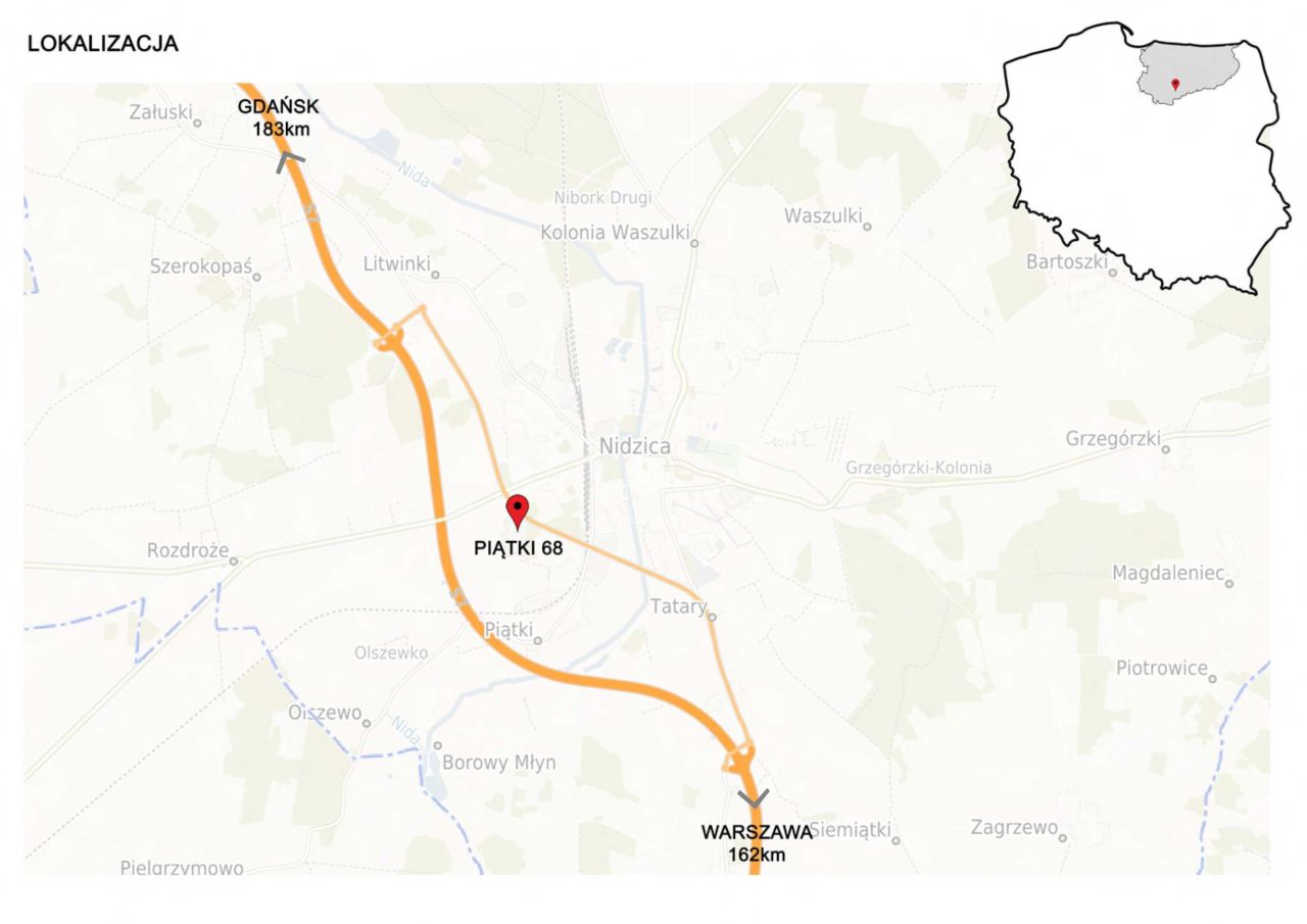 Działka inwestycyjna Nidzica. Zdjęcie 5