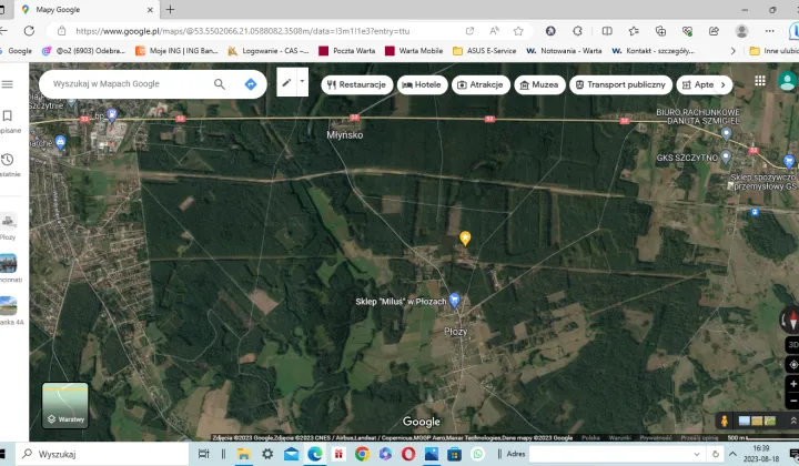 Działka budowlana Płozy