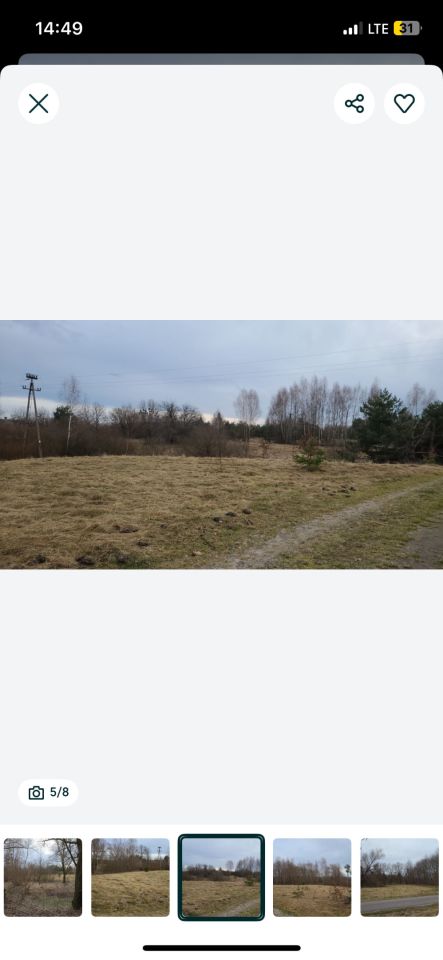 Działka rolno-budowlana Niemirów. Zdjęcie 4