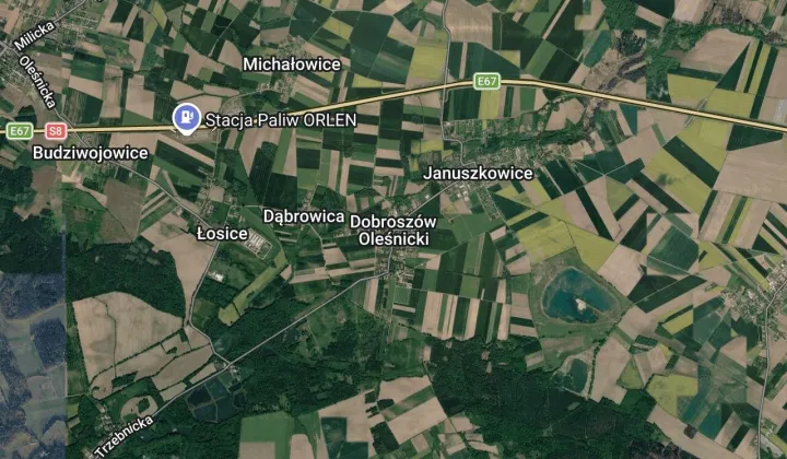 Działka budowlana Dobroszów Oleśnicki