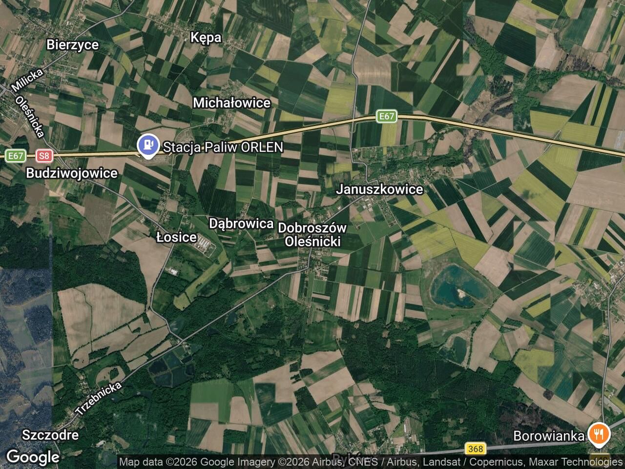 Działka budowlana Dobroszów Oleśnicki. Zdjęcie 1