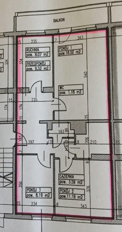 Mieszkanie 3-pokojowe Łaziska Górne Centrum, ul. Energetyków. Zdjęcie 18