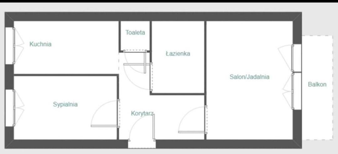 Mieszkanie 2-pokojowe Aleksandrów Łódzki Centrum, ul. gen. Władysława Sikorskiego. Zdjęcie 8