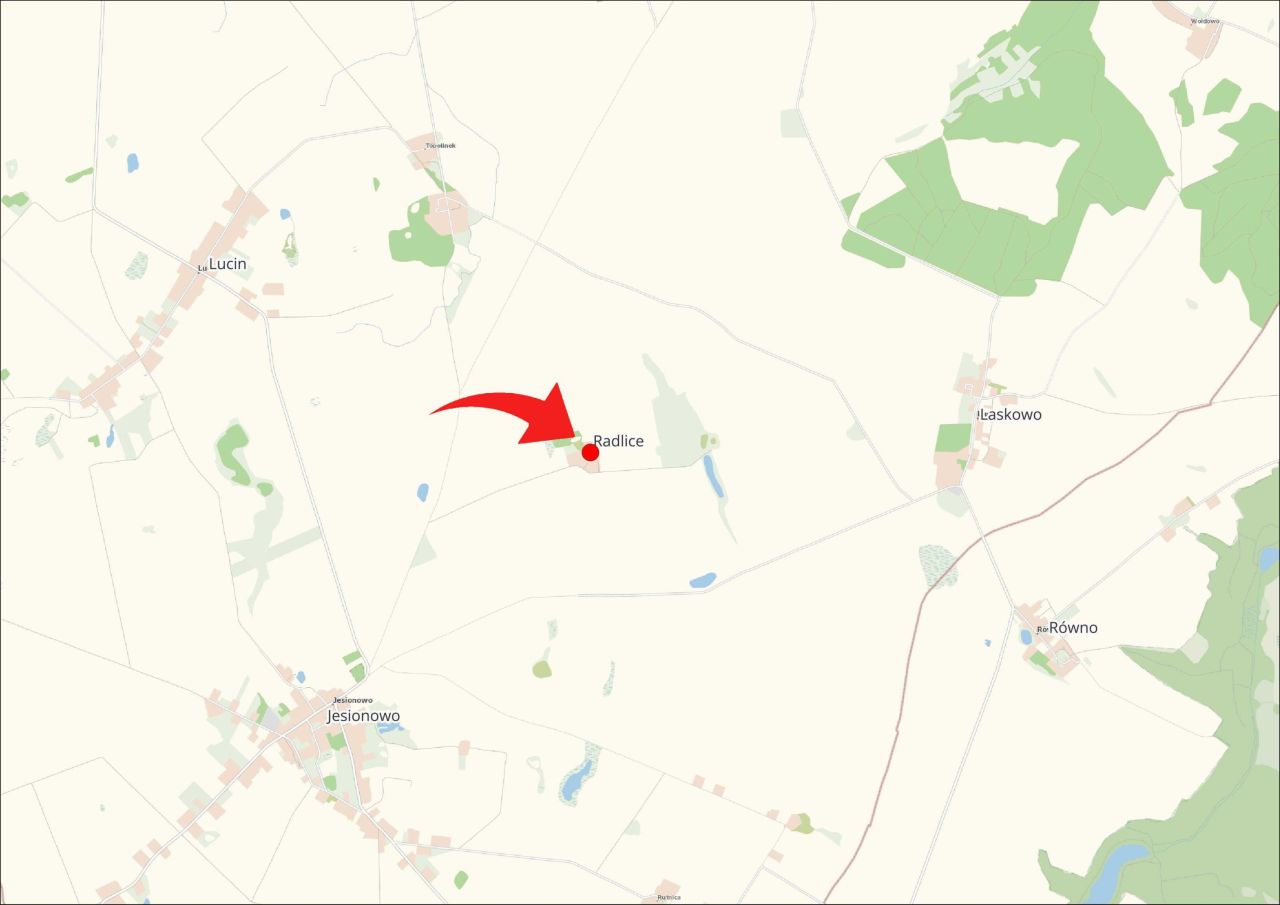 Działka rolno-budowlana Jesionowo Radlice. Zdjęcie 2