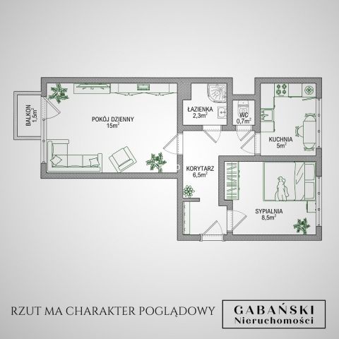 Mieszkanie 2-pokojowe Tarnów, ul. Skowronków. Zdjęcie 15