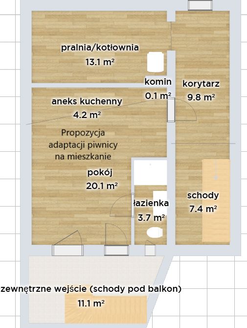 dom szeregowy, 5 pokoi Łódź Górna, ul. Lechosława Roszkowskiego. Zdjęcie 34
