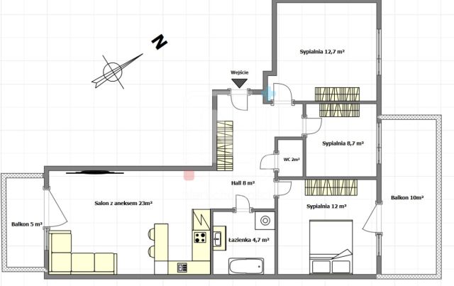 Mieszkanie 4-pokojowe Warszawa Włochy, ul. Łopuszańska. Zdjęcie 20