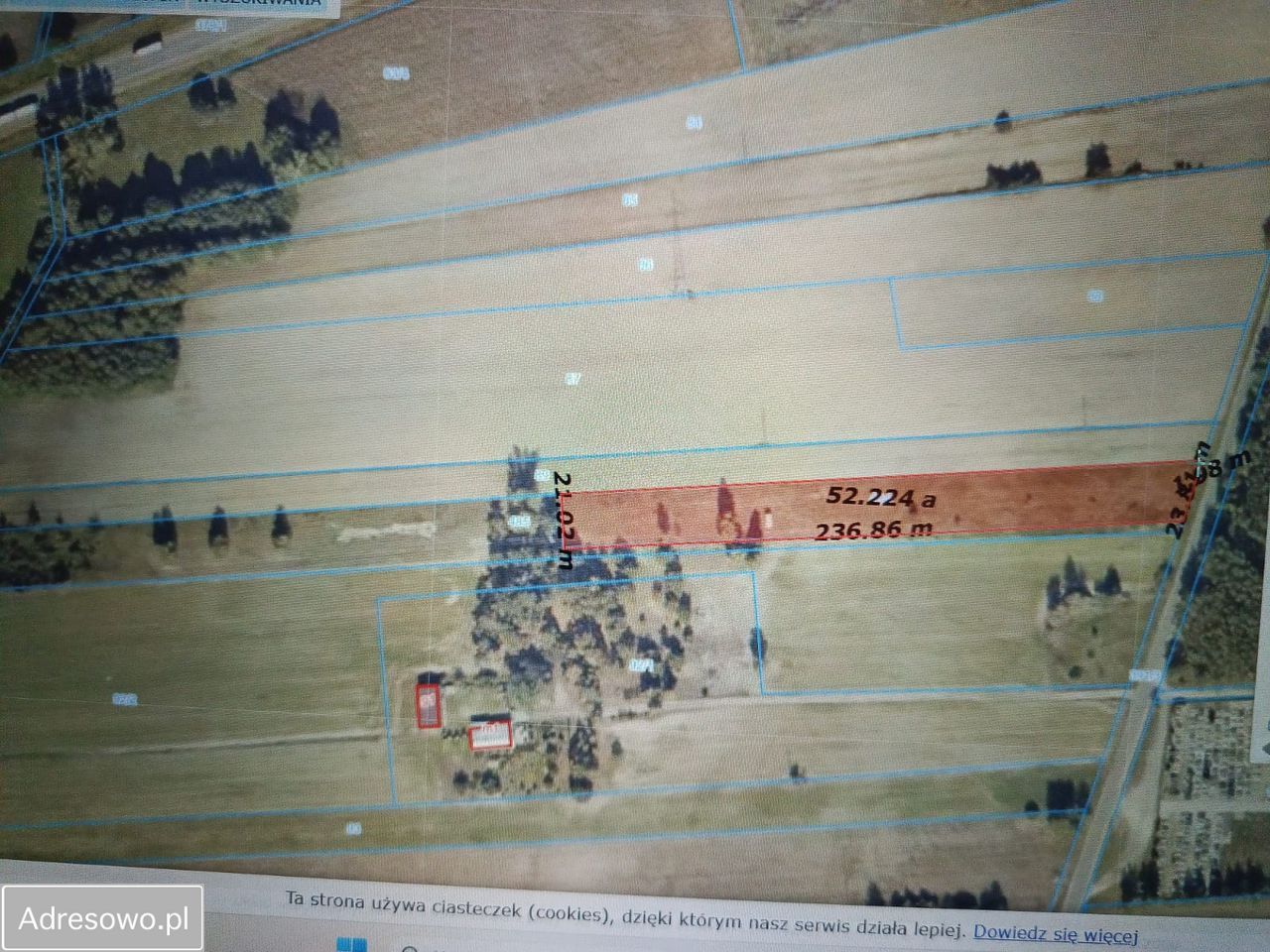 Działka budowlana Barłogi. Zdjęcie 10