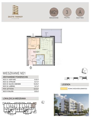Mieszkanie 2-pokojowe Staszów, ul. gen. Mariana Langiewicza. Zdjęcie 4