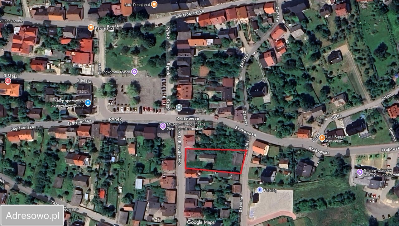 dom wolnostojący, 4 pokoje Lanckorona, ul. Józefa Piłsudskiego. Zdjęcie 2