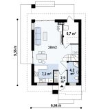 dom wolnostojący Sochocin. Zdjęcie 4