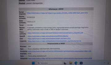 Działka budowlana Lubichowo, ul. Wesoła