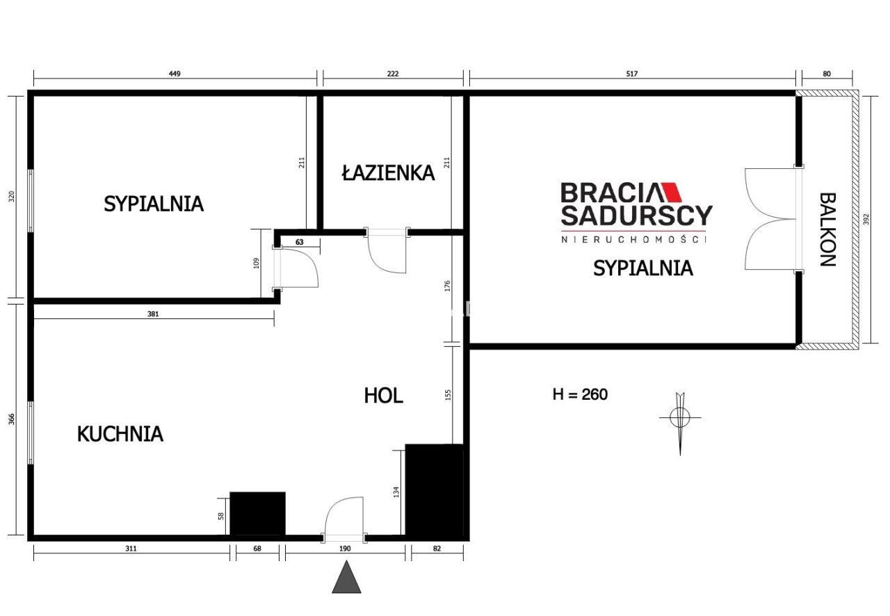 Mieszkanie 2-pokojowe Kraków Bronowice, ul. Eljasza Walerego Radzikowskiego. Zdjęcie 24