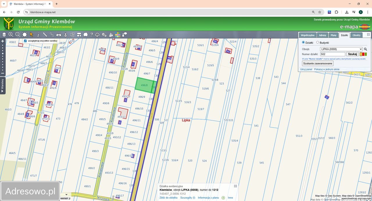 Działka budowlana Ostrówek, ul. Parkowa. Zdjęcie 7