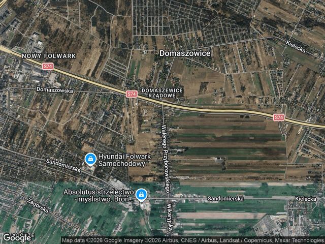 Działka budowlana Kielce Domaszewice Wikaryjskie, ul. Walerego Przyborowskiego. Zdjęcie 1