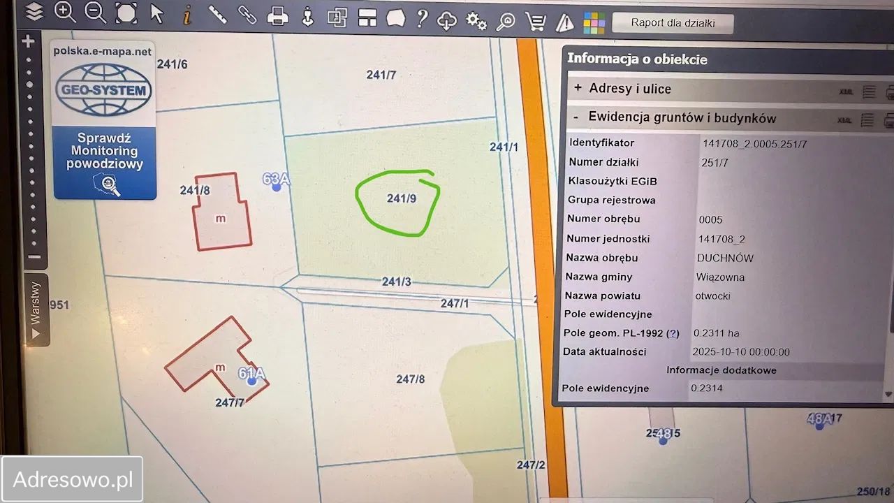 Działka budowlana Duchnów, ul. Dłuska. Zdjęcie 5