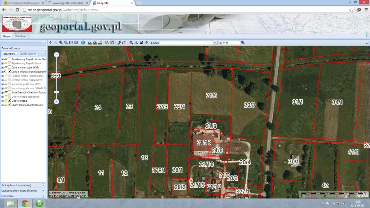 Działka rolna Radzieje, ul. Węgorzewska. Zdjęcie 2