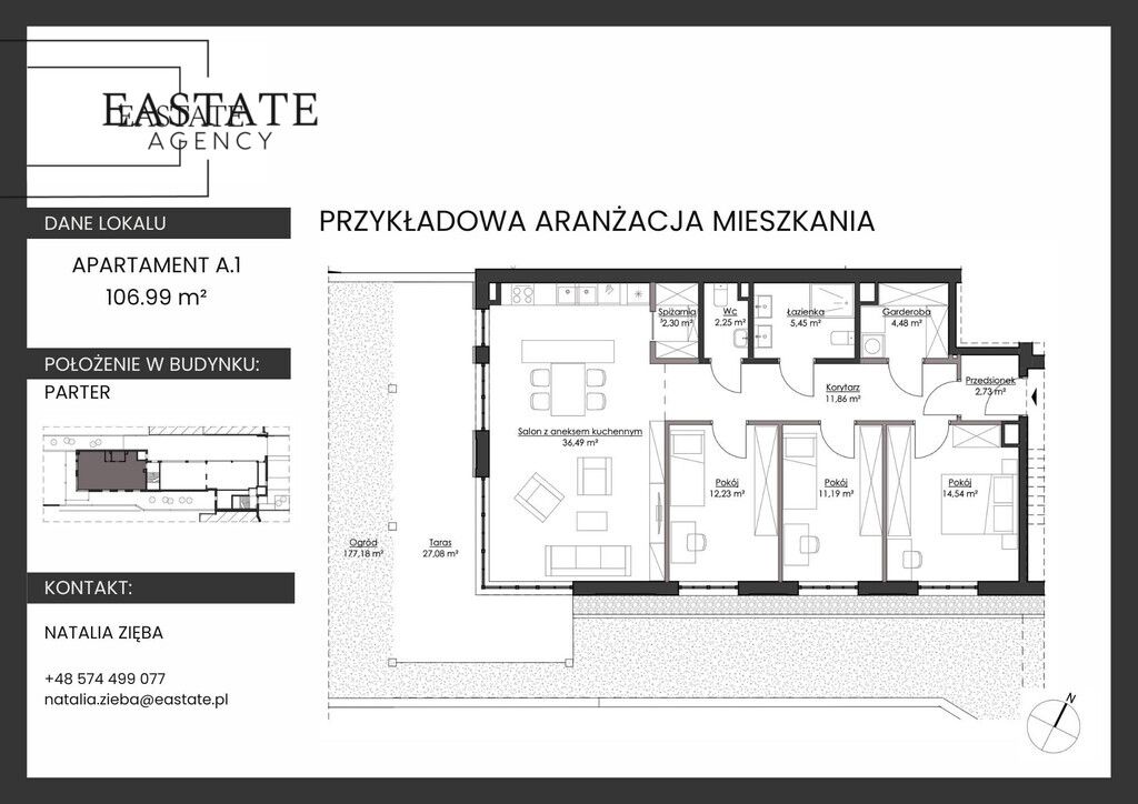Mieszkanie 4-pokojowe Gdynia Orłowo, ul. Inżynierska. Zdjęcie 6